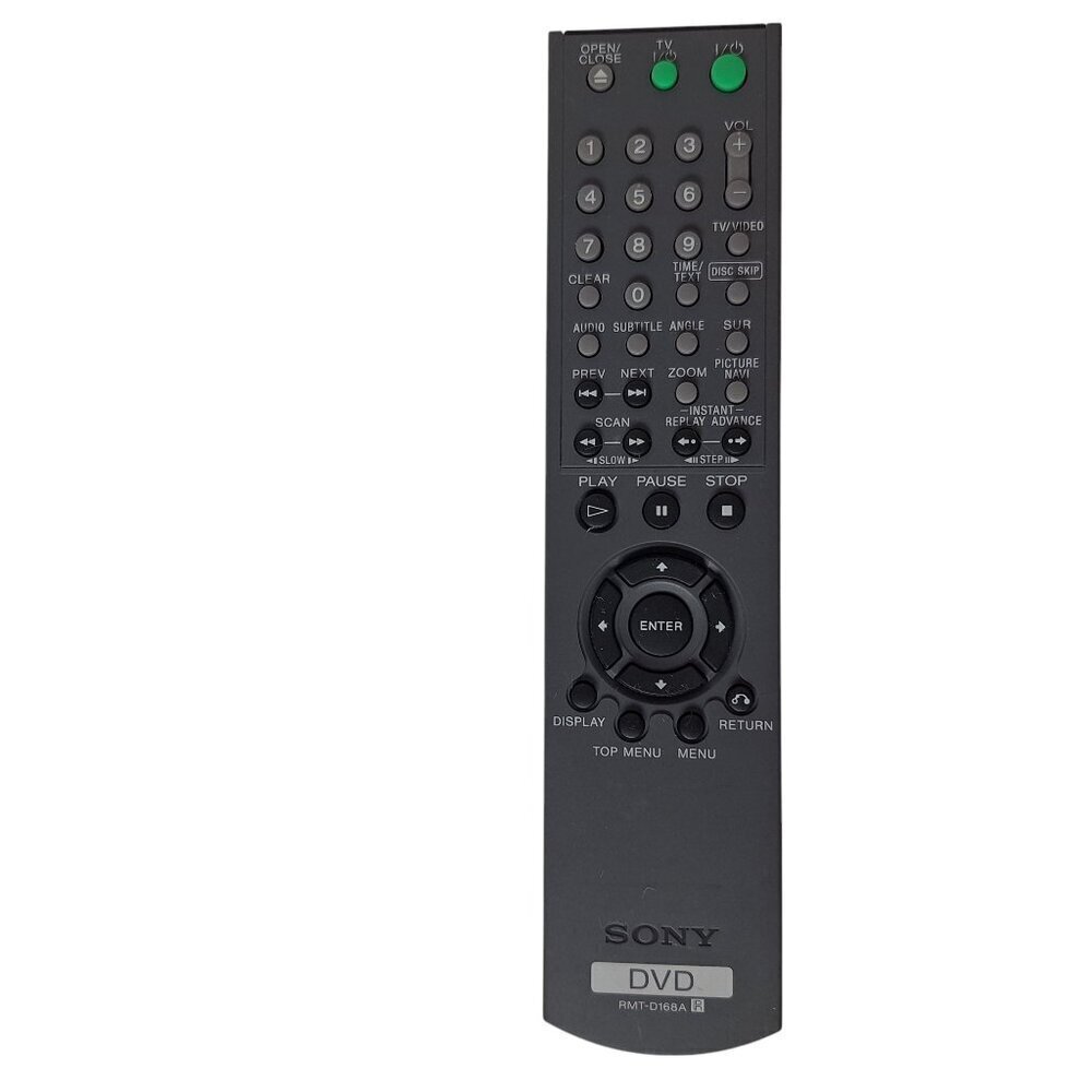 Sony RMT D168A DVD Player Remote Control